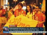 Brasileños celebran ingreso de Venezuela al Consejo de Seguridad