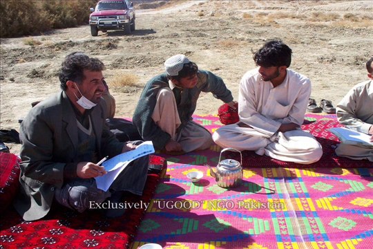UGOOD established -Relief Distribution Camps- for Balochistan Earthquake Victims in District Ziarat.