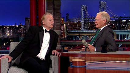Bill Murray fait son footing en smocking dans New York - David Letterman