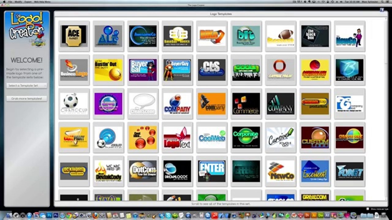 The Logo Creator - removing the tool tips