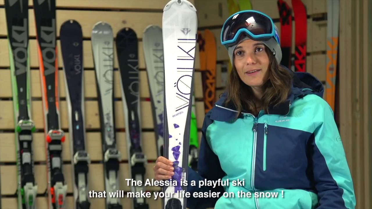 Ski VOLKL ALESSIA - Gamme Rouge Femme Intersport 2015