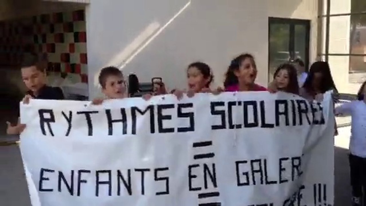 Marseille : enfants et parents en colère contre les rythmes scolaires