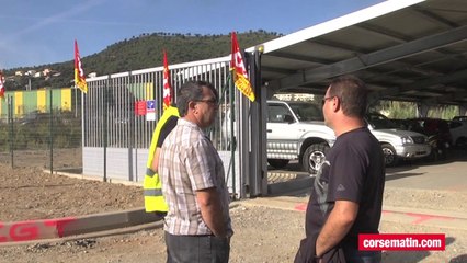 Grève à la centrale électrique de Lucciana : les grévistes bloquent la salle de commande