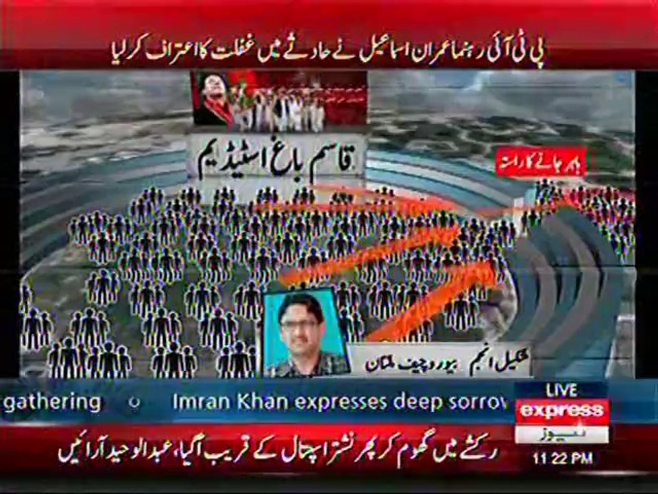 Shakeel Anjum Beeper PTI Jalsa incident 10-10-2014