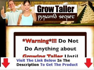 Don&#39;t Buy Grow Taller Pyramid Secret Grow Taller Pyramid Secret Review Bonus + Discount