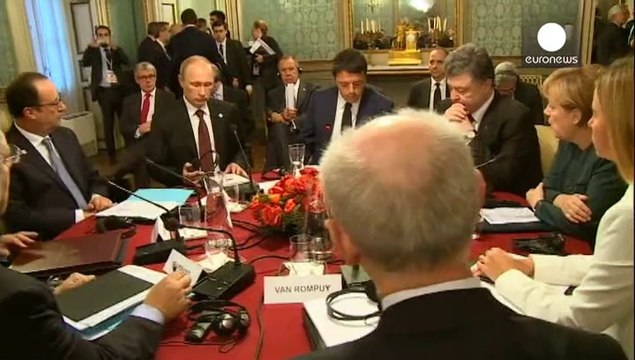 Μιλάνο: Σε θετικό κλίμα η συνάντηση Πούτιν-Ποροσένκο, αλλά χωρίς θεαματικά αποτελέσματα