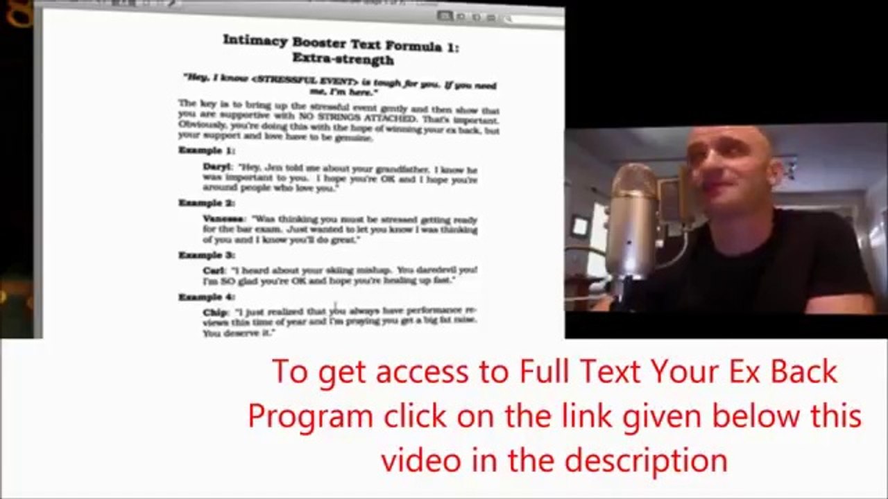 Text Your Ex Back - Module 9 - Intimacy Booster Texts