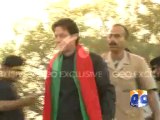 Imran Khan On Stage-Geo Reports-17 Oct 2014
