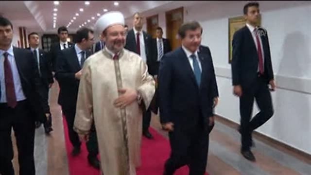 Davutoğlu, Diyanet İşleri Bakanlığı Bilgilendirme Toplantısı'na Katıldı