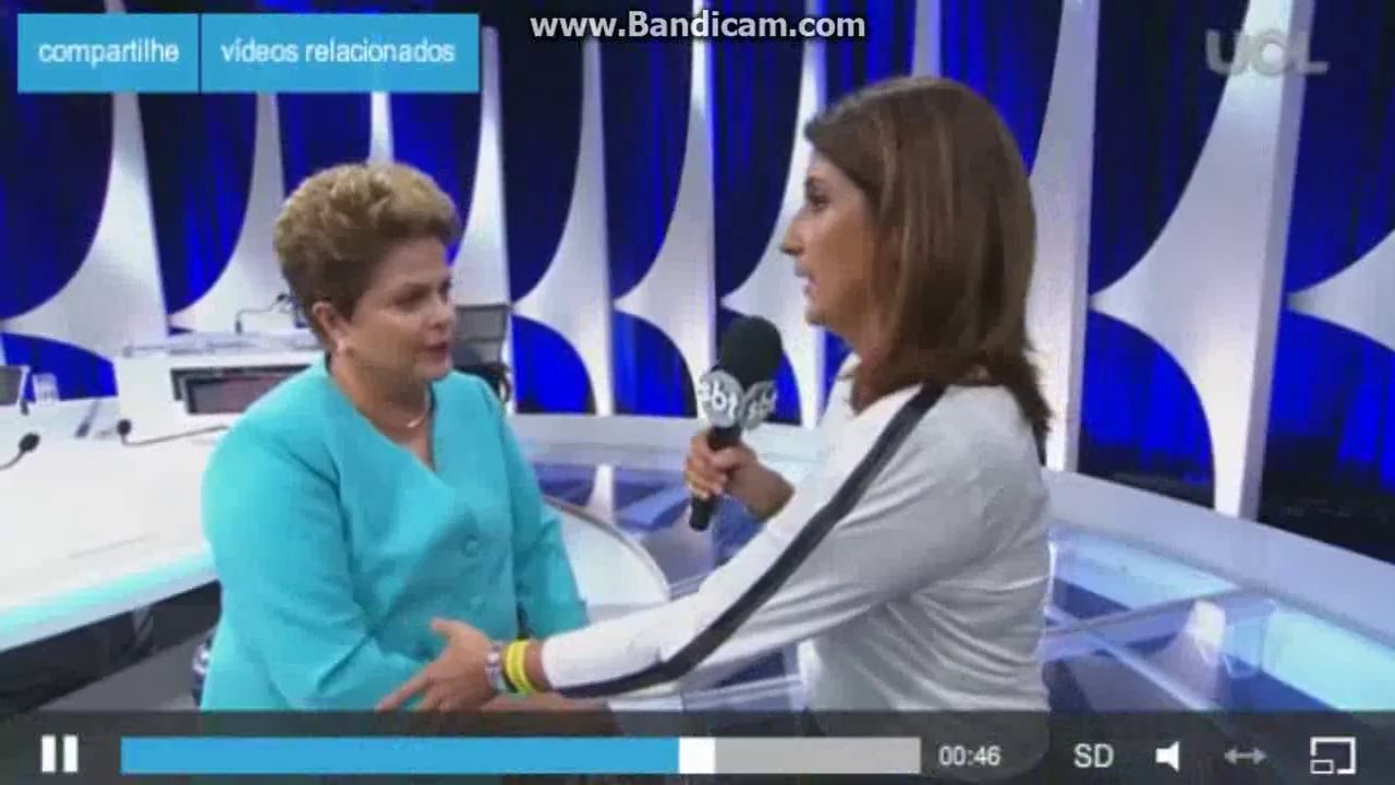 Dilma Passa Mal Ao vivo no Debate do Sbt + gaguejamento