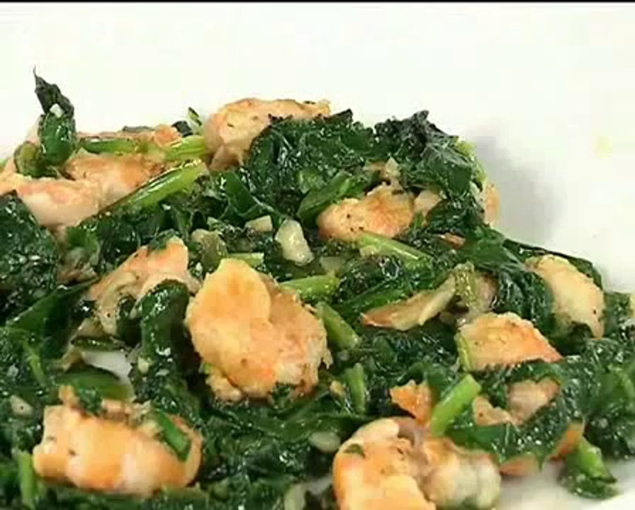 Dieta Comidas Adelgazantes, Espinacas Gambas, receta