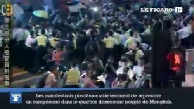 Hongkong : de violents heurts ont éclaté entre manifestants et forces de l'ordre