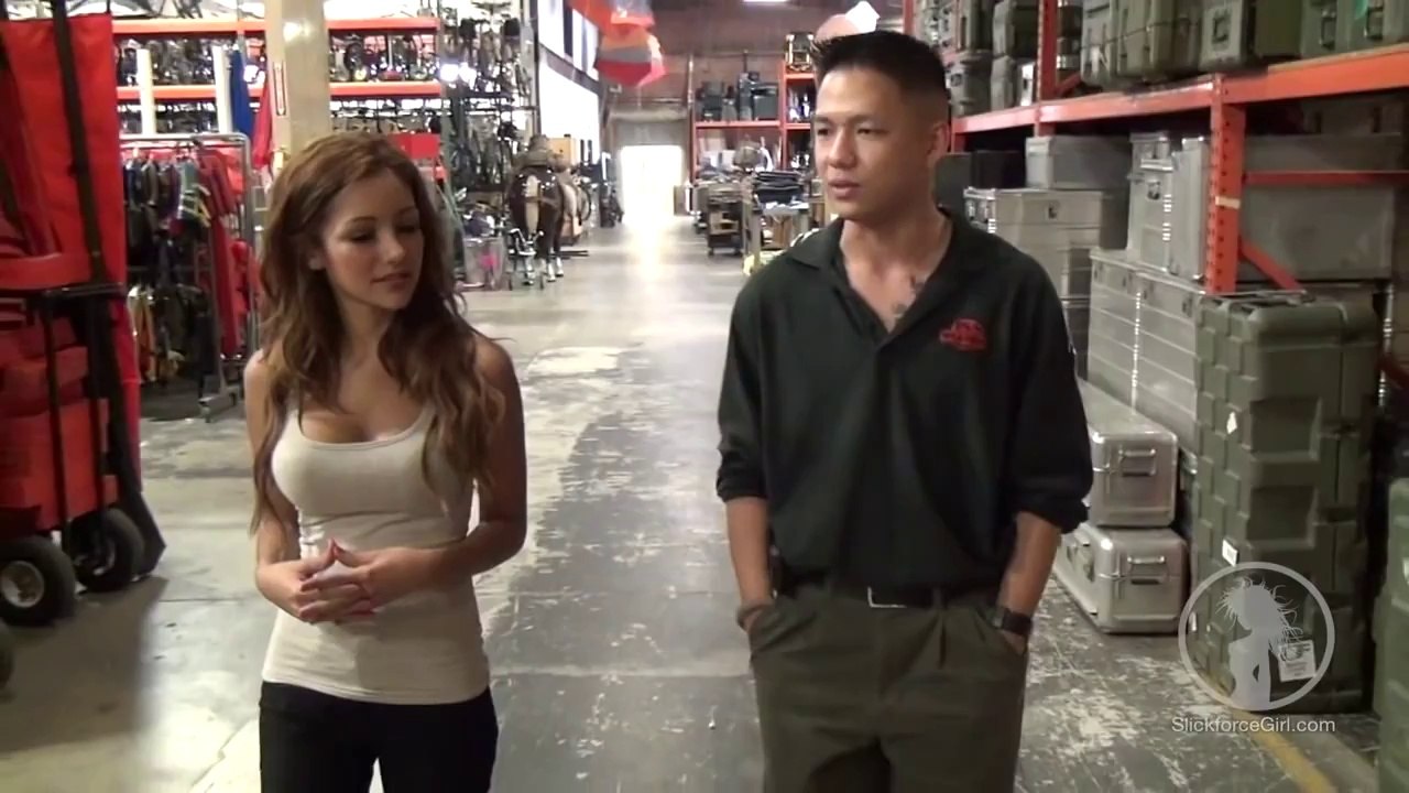 【Melanie Iglesias】 SlickforceGirl- Melanie Iglesias Suits Up for Action, Part 1