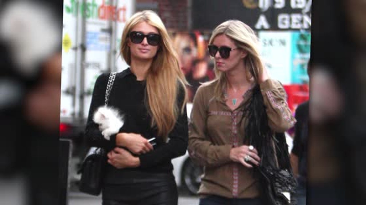 Paris, Nicky And Prince Hilton Hang Out In New York