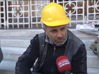 PTT ÖNÜNDE İŞÇİ EYLEMİ