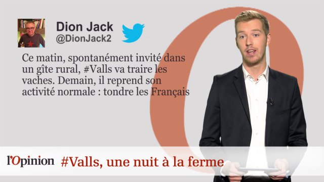 #tweetclash : #Valls, une nuit à la ferme