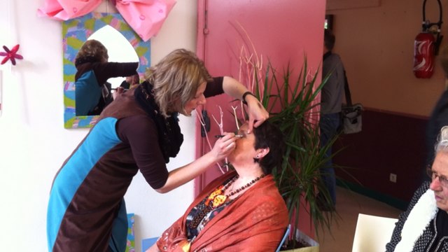 Défilé de mode de seniors