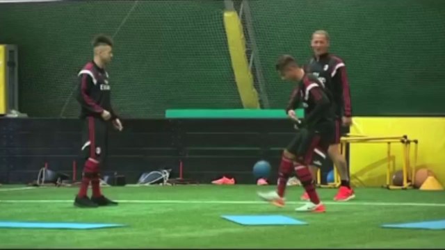 Concours de skills entre El Shaarawy et Mastour