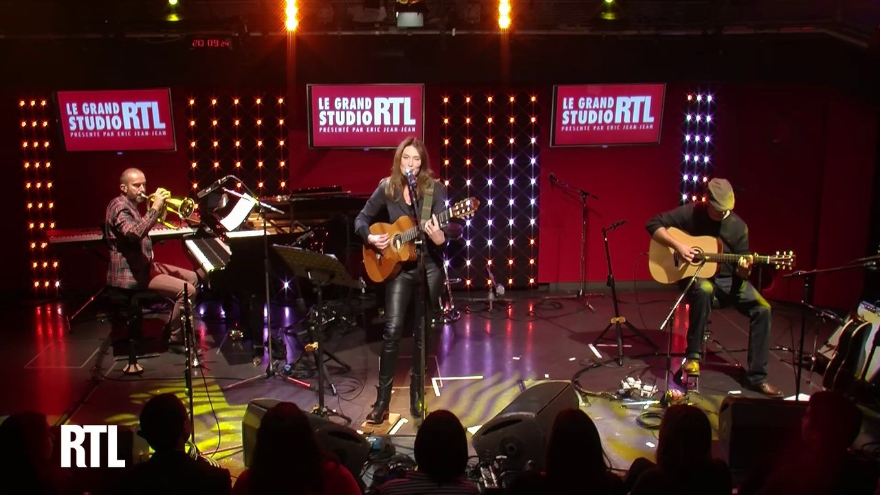 Carla Bruni - Chez Keith et Anita en live dans le Grand Studio RTL