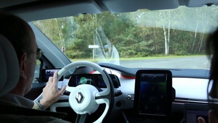 Le Prototype Renault Eolab testé sur circuit