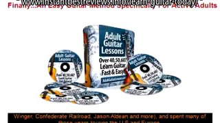 how to learn guitar for beginners   Adult Guitar Lessons Fast and easy video lessons