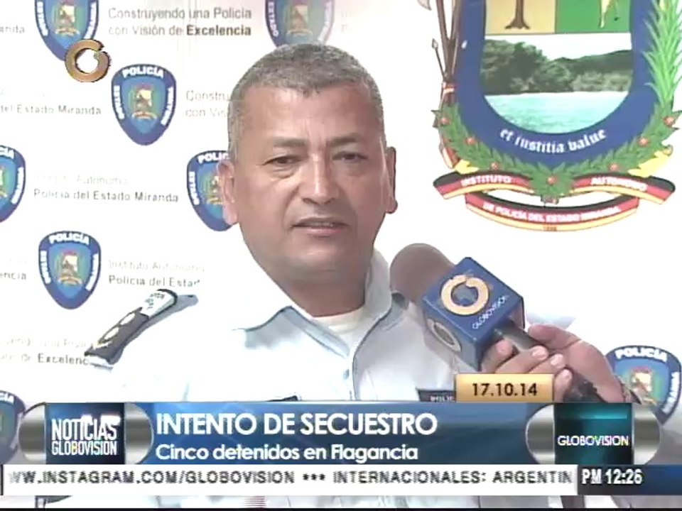 Detienen a 5 antisociales tras secuestro frustrado