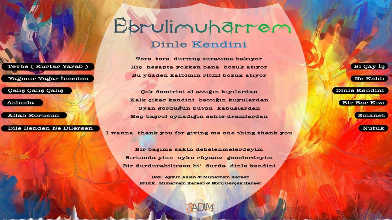 Ebrulimuharrem - Dinle Kendini (Lyric Video)