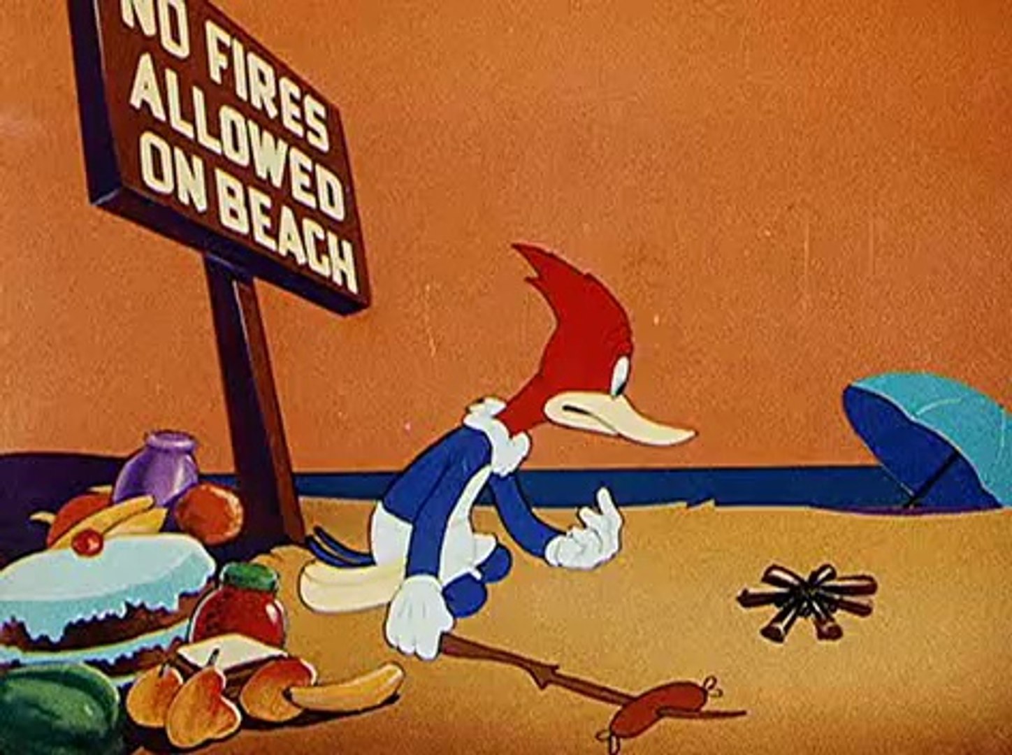 Pica-Pau - O Doido da Praia (1944)