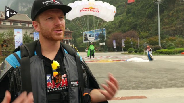 Wingsuit : des hommes volants en Chine
