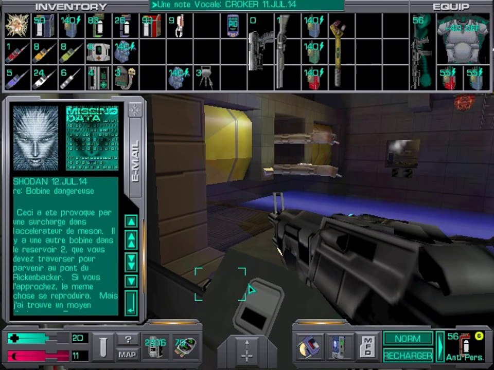 System Shock 2 walkthrough 11 - Le Rickenbacker