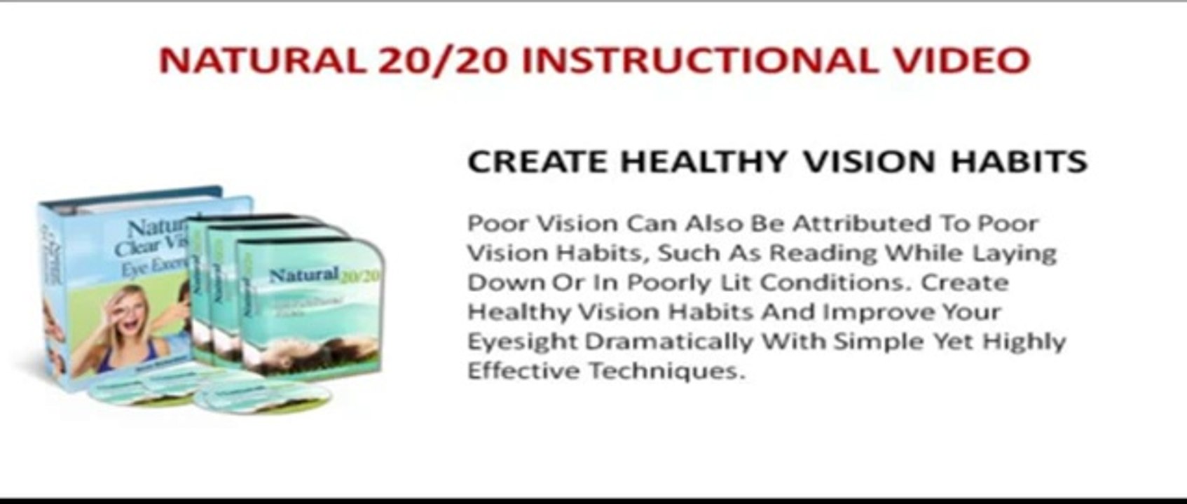 Improve Eyesight Fast with Natural Clear Vision [Review]