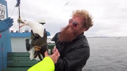 Eliyle kuş yakalayan adam