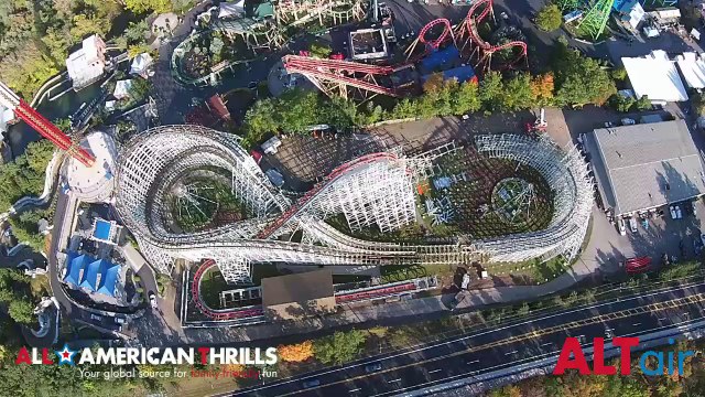 Wicked Cyclone at Six Flags New England construction update # 2