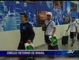 Arribo de Emelec desde Brasil