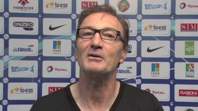 Après HAC - Angers (1-0), réaction d'Erick Mombaerts