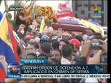 Venezuela: orden de aprehensión para 7 implicados en muerte de Serra