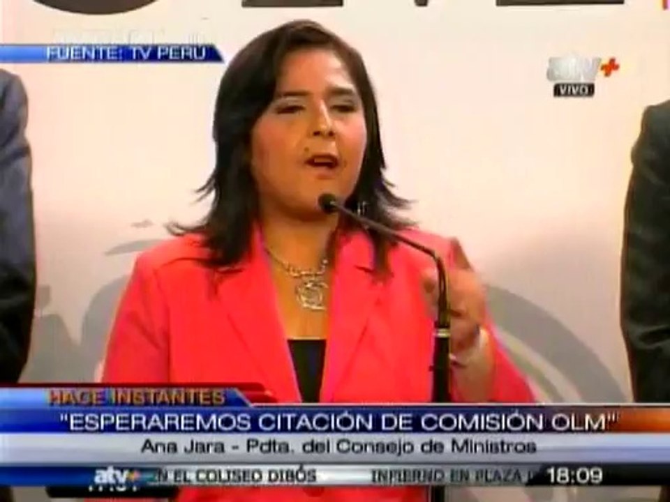 Ana Jara: "Sería nefasto que la Comisión López Meneses politice investigación"