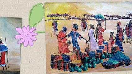 African Artist Paintings Collection