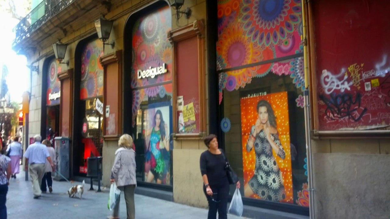 Barcelona in october.