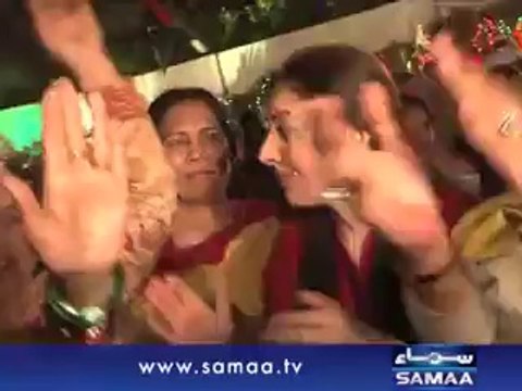 Sharmeela Farooqi Dancing To Welcome Bilawal Bhutto