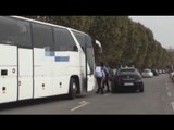Napoli - Trasporto abusivo di croceristi, sequestrati 28 mezzi -2- (17.10.14)