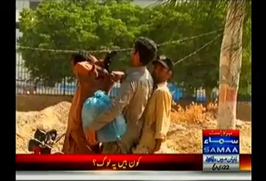 Bike Riders Carrying Weapons Are Roaming Around PPP Karachi Jalsa Venue In A Broad Daylight