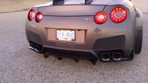 Nissan Beasty GT-R R35 Equipped Armytrix Performance Exhaust and Liberty Walk Body Kits