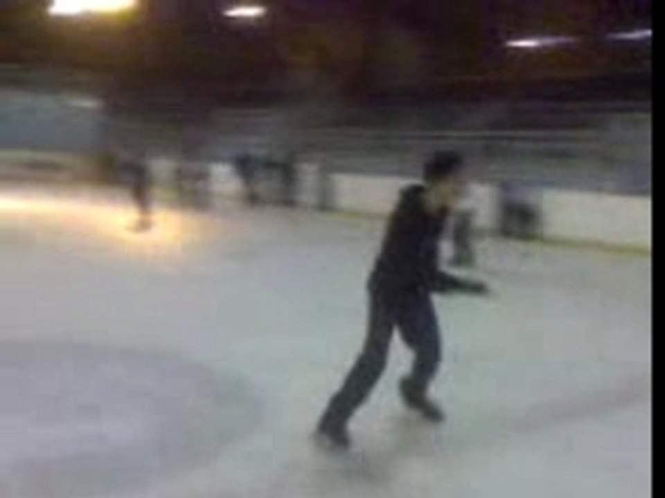 Clément sur patin