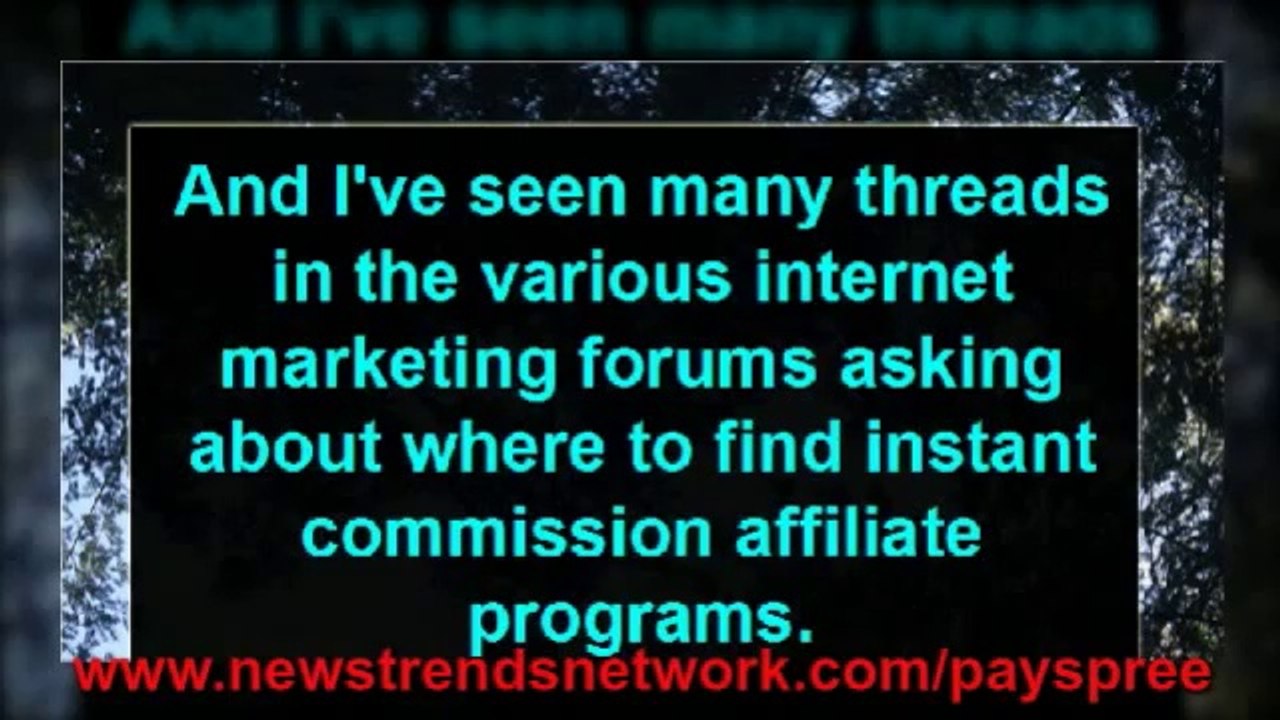 payspree instant commissions