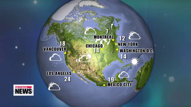 a chilly night with the overnight low dipping to nine degrees Celsius in Seoul