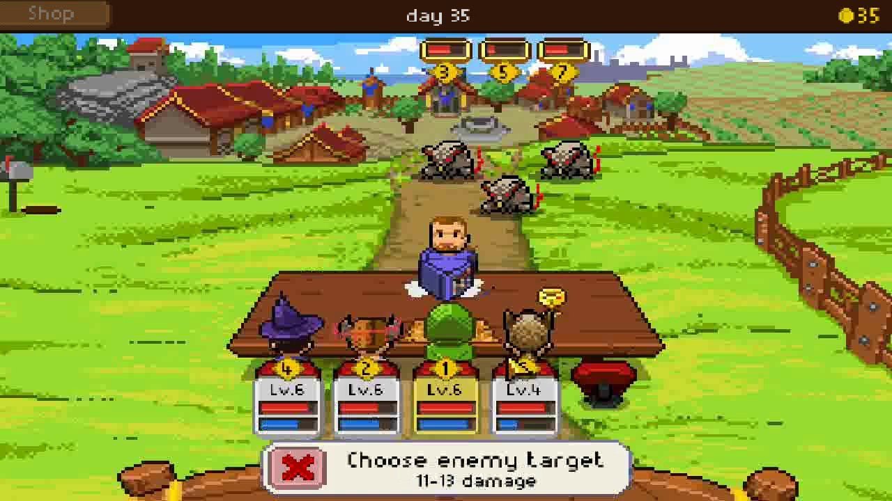 PC - Knights Of Pen And Paper +1 - Default Village - Quest 6