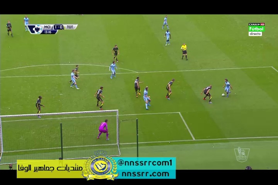 هدف #مانشيستر_سيتي الاول ضد #توتينهام 1-0 | #اغويرو