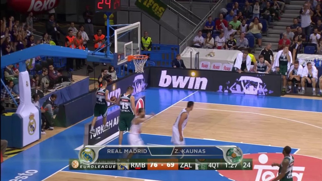 Real zu stark für Zalgiris