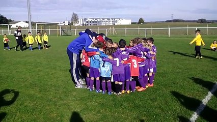 Cri de guerre de nos débutants lors du plateau à Saint Nicolas d'Aliermont